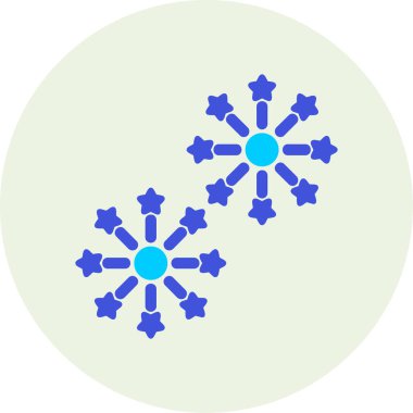 Havai fişek web simgesi, vektör illüstrasyonu 