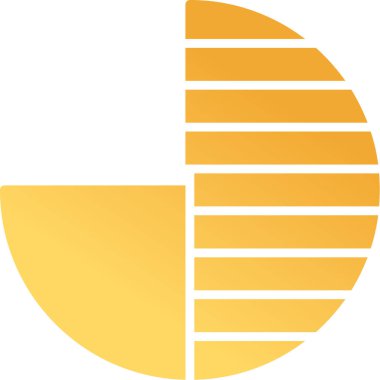 Bir çember simgesinin vektör illüstrasyonu 