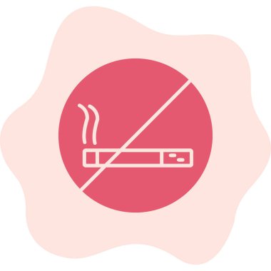 Sigara ikonu yok, yasak işaret