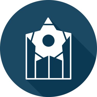 yıldız web simgesi basit illüstrasyon 