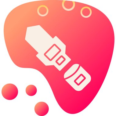 Özdenetim web simgesi, vektör illüstrasyonu