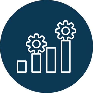 Kriz Yönetimi web simgesi vektör illüstrasyonu
