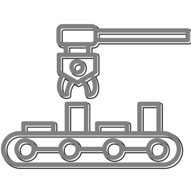 Taşıyıcı ağ simgesi, vektör illüstrasyonu