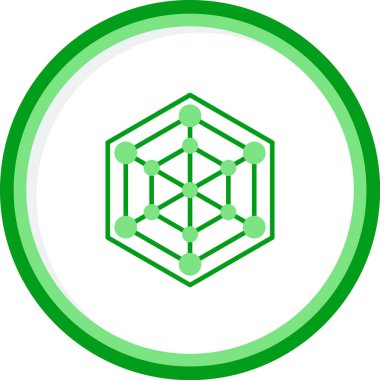 Analytics icon, vector illustration simple design