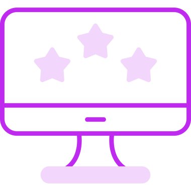 Dijital pazarlama, derecelendirme. Web simgesi basit illüstrasyon