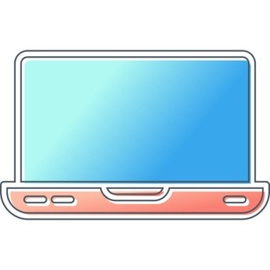 Dizüstü web simge vektör çizim 