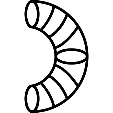 Torus. Web simgesi vektör illüstrasyonu