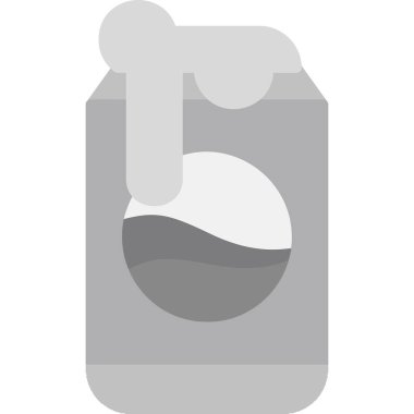 Soda kutusu. Web simgesi basit illüstrasyon