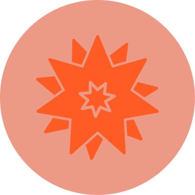 yıldız web simgesi basit illüstrasyon 