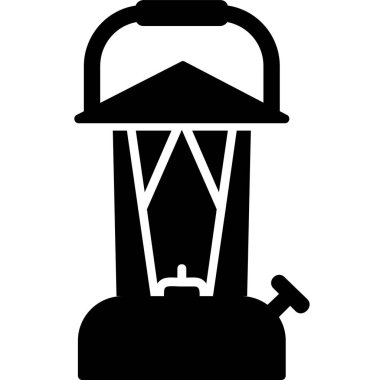 Bir fener ağ simgesinin vektör illüstrasyonu