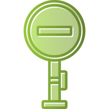 Yol işaretleri simgesinin vektör illüstrasyonu 