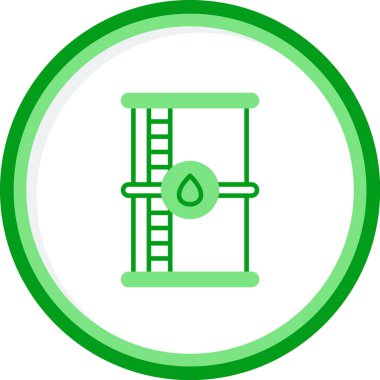 Petrol varili ikonu. Web simgesi vektör illüstrasyonu