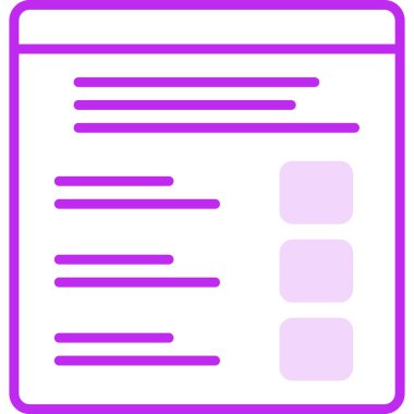 Quiz web simgesi vektör illüstrasyonu