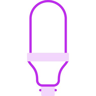 Ampul. Web simgesi vektör illüstrasyonu