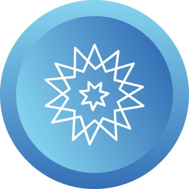 yıldız web simgesi basit illüstrasyon 