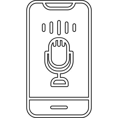 ses kontrolü, mikrofon web simgesi, basit vektör illüstrasyonu 