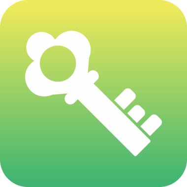 Anahtar. Web simgesi basit illüstrasyon 