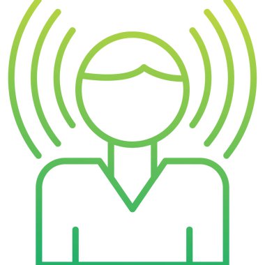 Farkındalık simgesi. Web simgesi vektör illüstrasyonu