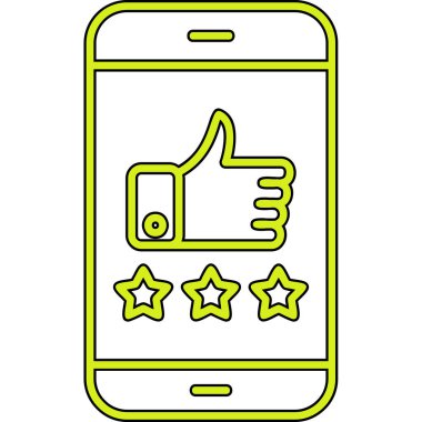 derecelendirme simgesi, vektör illüstrasyonu basit tasarım