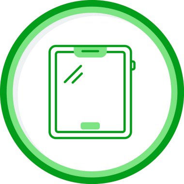 tablet. Web simgesi basit illüstrasyon 