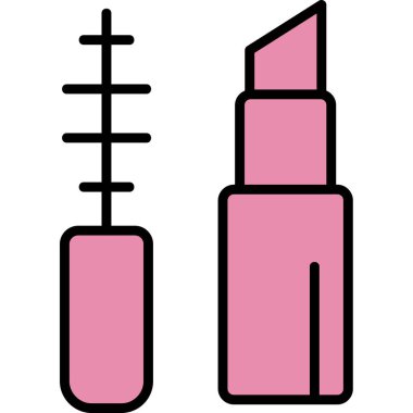 Makyaj Ağı simgesi basit illüstrasyon 