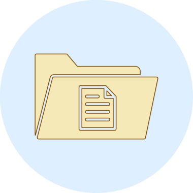 dosya dizini vektör illüstrasyonu        