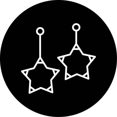 yıldız web simgesi basit illüstrasyon 