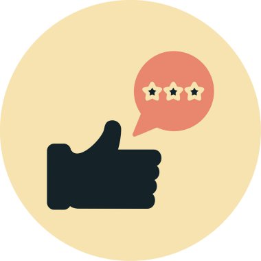 Geri bildirim simgesi, vektör illüstrasyon tasarımı 