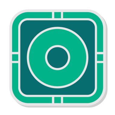 kayıt simgesi, vektör illüstrasyonu