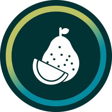  Pomelo web simgesi vektör illüstrasyonu