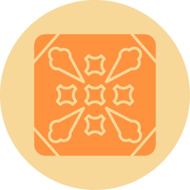 Döşeme. Web simgesi basit illüstrasyon