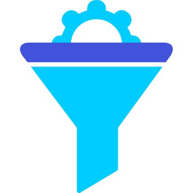 Vektör illüstrasyon Huni ağ simgesi 