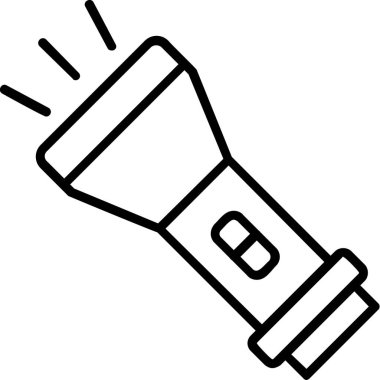 El feneri Simgesi Basit Vektör İllüstrasyonu