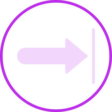 Sağ ok web simgesi, vektör çizim