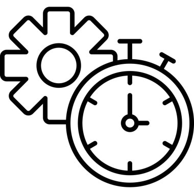 Optimizasyon web simgesi, vektör illüstrasyonu