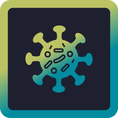 Virüs ikonu vektör illüstrasyonu 