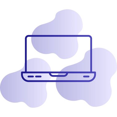 Dizüstü web simge vektör çizim 