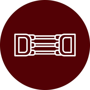 Göğüs açıcı simgesinin web illüstrasyonu