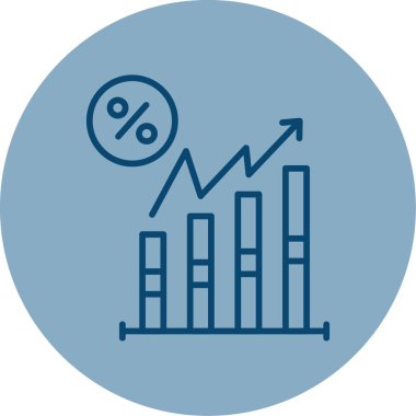 Büyüme Hızı simgesi, vektör illüstrasyonu       