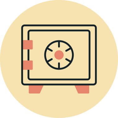 güvenli simge vektör illüstrasyonu 