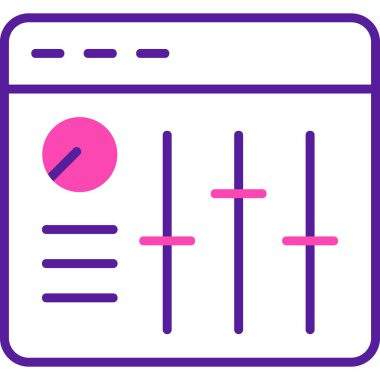 Ses Karıştırıcı vektör çizimi