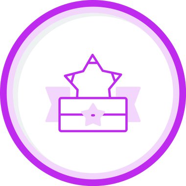 yıldız web simgesi basit illüstrasyon 