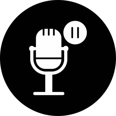 Web simgesi, vektör çizim duraklatma  