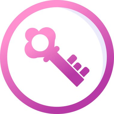 Anahtar. Web simgesi basit illüstrasyon 