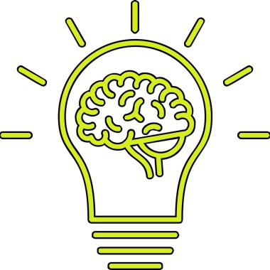 Idea web icon simple illustration 