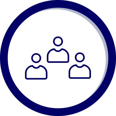 Adaylar web simgesi vektör illüstrasyonu 