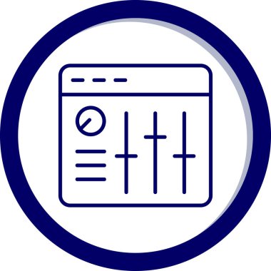 Ses Karıştırıcı vektör çizimi