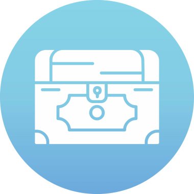 Göğüs simgesi, vektör illüstrasyonu basit tasarım