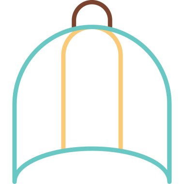 kapsül simgesi, vektör illüstrasyonu basit tasarım