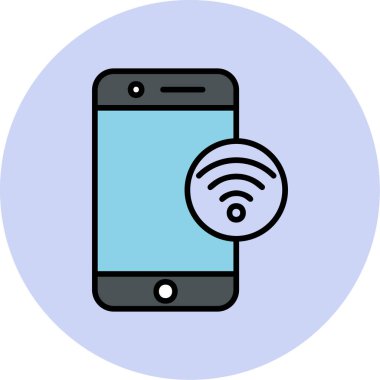 wifi vektör simgesi modern basit illüstrasyon 